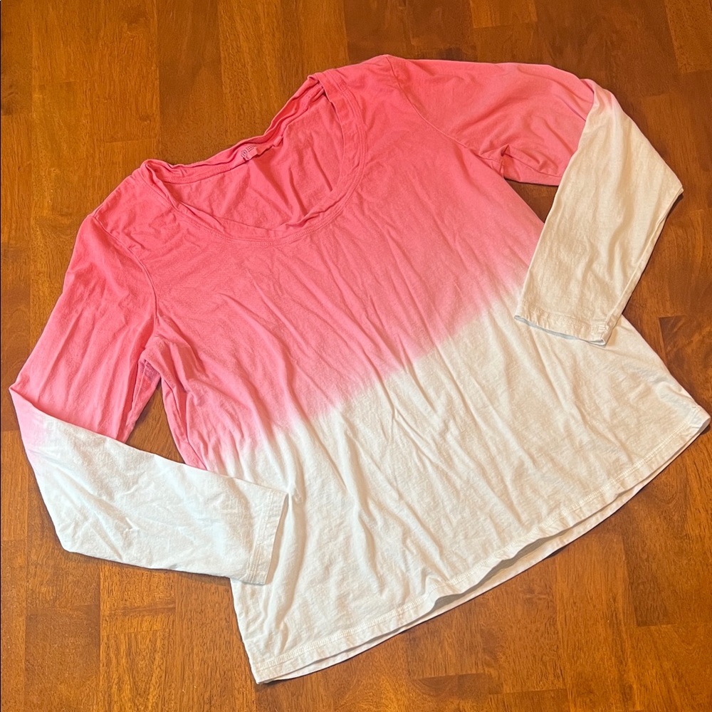 Candace Cameron Bure Two-tone dip-dye Long Sleeve size M